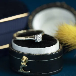 Best Gouden solitair ring met diamant 14 krt Diamanten Ringen