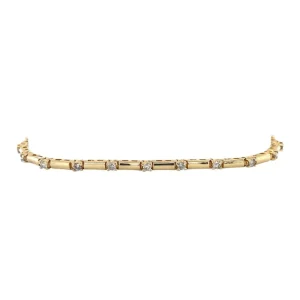 New Gouden tennis armband met diamant 14 krt Armbanden Met Edelsteen