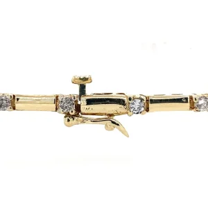 New Gouden tennis armband met diamant 14 krt Armbanden Met Edelsteen
