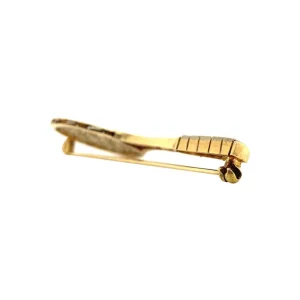 Online Gouden tennisracket broche met diamant 14 krt Broches