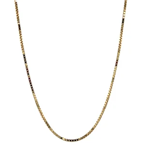 Online Gouden venetiaan collier 14 krt Lengtecolliers
