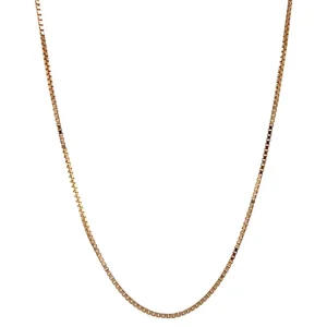 Outlet Gouden venetiaan collier 14 krt Lengtecolliers