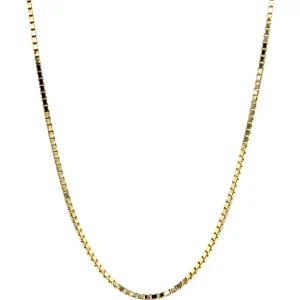 Clearance Gouden venetiaan collier 14 krt Lengtecolliers