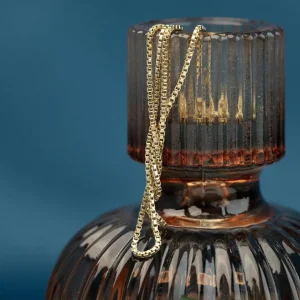 Sale Gouden venetiaan collier 14 krt Lengtecolliers