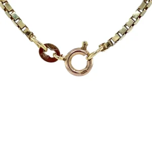 Sale Gouden venetiaan collier 14 krt Lengtecolliers