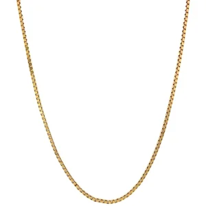 Outlet Gouden venetiaan lengtecollier 14 krt Lengtecolliers