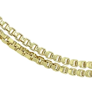 Online Gouden venetiaan lengtecollier 14 krt Lengtecolliers | Gouden Kettingen