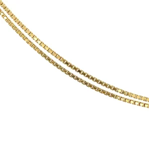 Hot Gouden venetiaan lengtecollier 18 krt Lengtecolliers