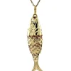 Best Gouden vis hanger 14 krt Gouden Hangers