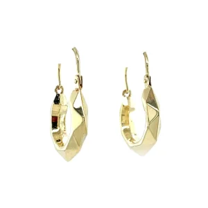 Fashion Gouden vissers oorbellen 14 krt Oorringen