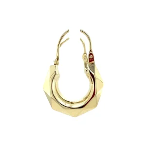 Fashion Gouden vissers oorbellen 14 krt Oorringen