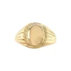 Outlet Gouden zegelring 14 krt Gouden Ringen