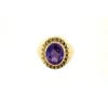 Discount Gouden zegelring met amethist 14 krt Ringen Met Edelsteen