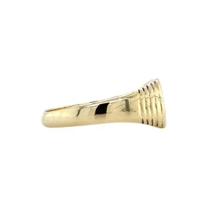 New Gouden zegelring met gravure 14 krt Gouden Ringen