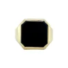 Outlet Gouden zegelring met onyx 14 krt Ringen Met Edelsteen