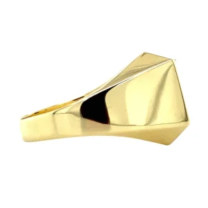 Best Gouden zegelring met onyx 14 krt Ringen Met Edelsteen