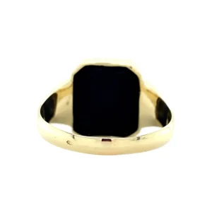 Best Gouden zegelring met onyx 14 krt Ringen Met Edelsteen