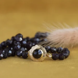 Sale Granaat collier met gouden sluiting 14 krt Kettingen Met Edelsteen