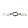 Sale Parel armband met witgouden diamant sluiting 14 krt Armbanden Met Edelsteen
