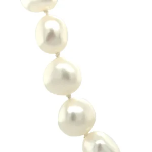 Hot Parel collier met gouden sluiting 14 krt Kettingen Met Edelsteen