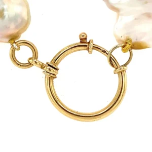 Fashion Parel collier met gouden sluiting 14 krt Kettingen Met Edelsteen