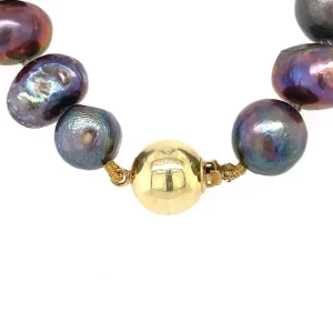Clearance Parel collier met gouden sluiting 14 krt Kettingen Met Edelsteen