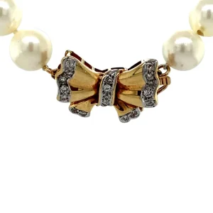 Best Parel collier met gouden strik sluiting 14 krt Kettingen Met Edelsteen