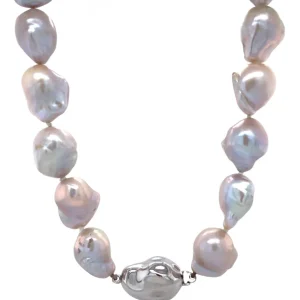Fashion Parel collier met zilveren sluiting 925 Kettingen Met Edelsteen