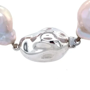 Fashion Parel collier met zilveren sluiting 925 Kettingen Met Edelsteen