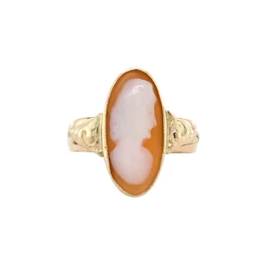 Fashion Ring met camee 12 krt Ringen Met Edelsteen