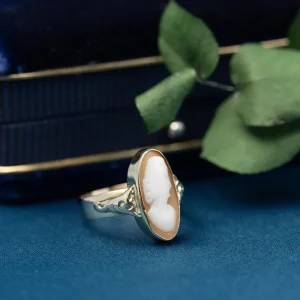 Fashion Ring met camee 12 krt Ringen Met Edelsteen