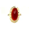 Online Ring met carneool 12 krt Ringen Met Edelsteen