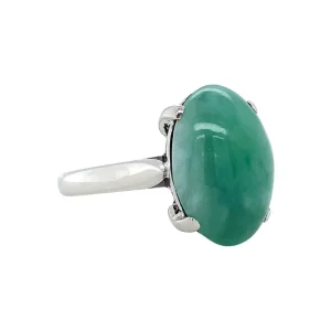 Hot Ring met jade 12 krt Ringen Met Edelsteen