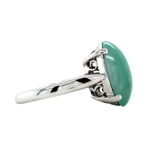 Hot Ring met jade 12 krt Ringen Met Edelsteen