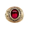Discount Ring met robijn 10 krt Ringen Met Edelsteen