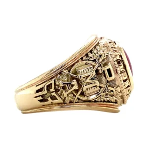 Discount Ring met robijn 10 krt Ringen Met Edelsteen