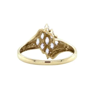Hot Ring met tanzaniet en diamant 9 krt Diamanten Ringen | Ringen Met Edelsteen
