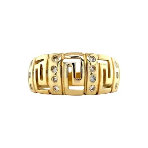 Fashion Ring met zirkonia 12 krt Ringen Met Edelsteen