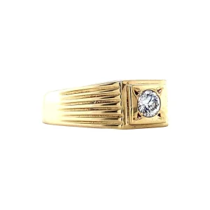 Outlet Ring met zirkonia 12 krt Ringen Met Edelsteen