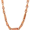 Hot Rosé fantasie collier 8 krt Gouden Kettingen