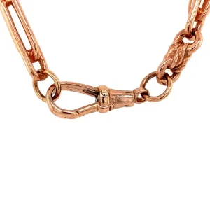 Hot Rosé fantasie collier 8 krt Gouden Kettingen