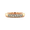 Clearance Roségouden rijring met diamant 14 krt Diamanten Ringen