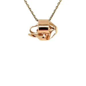 Hot Roségouden hanger met opaal en parel 14 krt Gouden Hanger Met Edelsteen