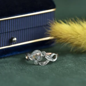 Hot Roségouden ring met diamant 14 krt Diamanten Ringen