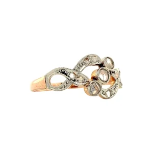 Hot Roségouden ring met diamant 14 krt Diamanten Ringen