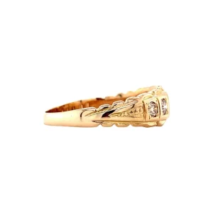 New Roségouden ring met diamant 14 krt Diamanten Ringen