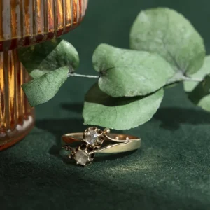 Best Roségouden ring met roosdiamant 14 krt Diamanten Ringen