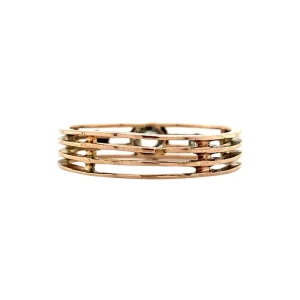 New Roségouden ring met roosdiamant 18 krt/835 Diamanten Ringen