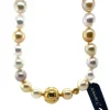 Fashion Schoeffel parel collier met diamant 18 krt Kettingen Met Edelsteen