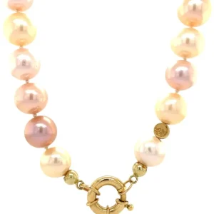 Sale Schoeffel parel collier met gouden sluiting 14 krt Kettingen Met Edelsteen